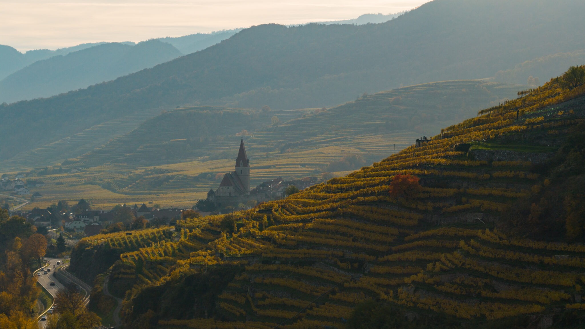 Weißenkirchen im Herbst